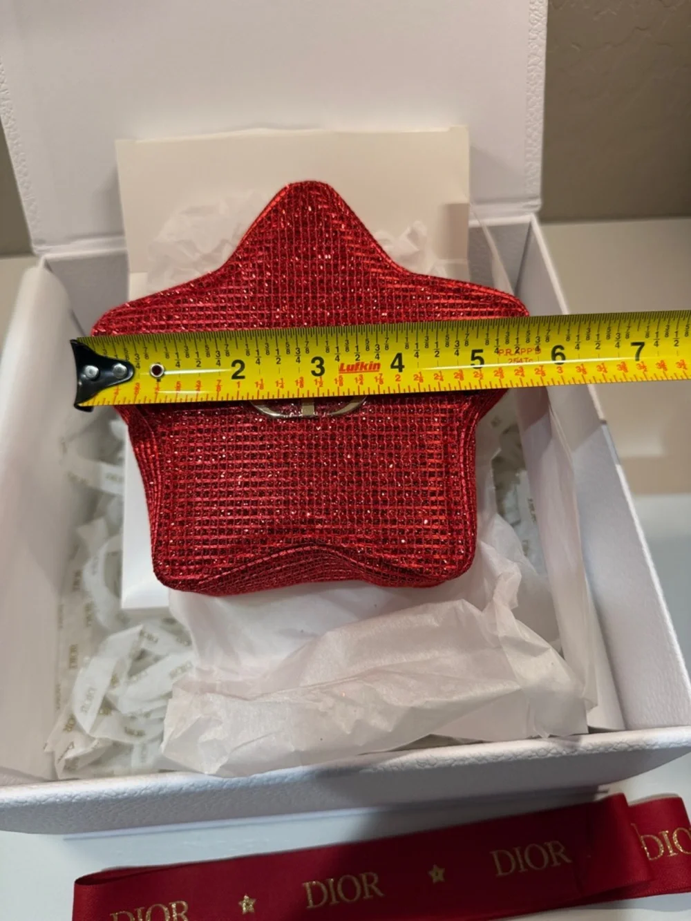 BNIB Lunar New Year 🧧 Christian Dior Red Star Cosmetic Pouch